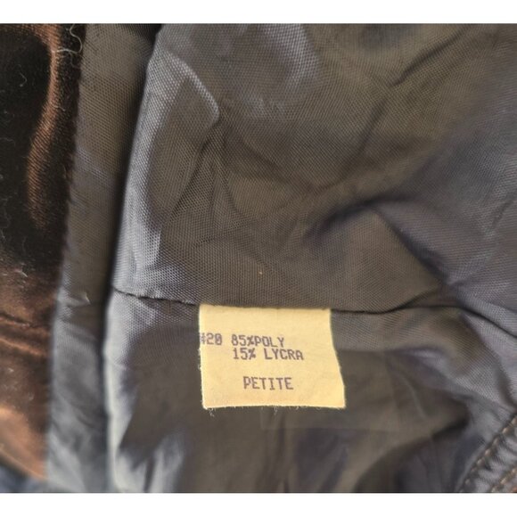 Vintage Equestrian Designs Brown Velvet Jacket Women SP USA Western Style 80s/90 - Picture 10 of 11